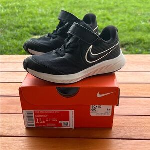 Nike Kids Black and White Sneakers